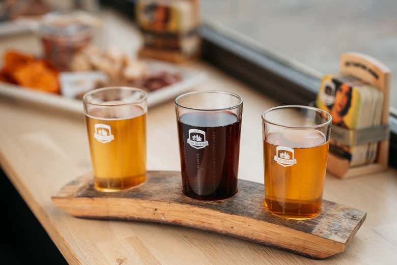 Taste different varieties of beer